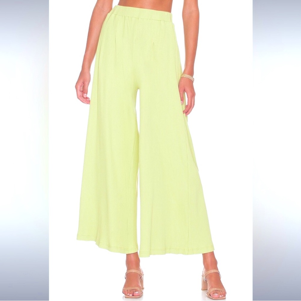 Callahan Bo Pant in Basil Green Wide Leg Size XS
